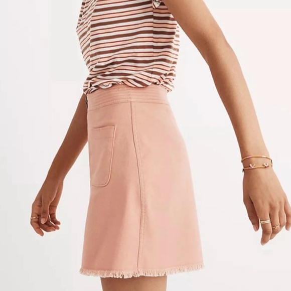 Madewell pink Skirt sz 2 - Picture 3 of 9